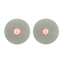 8-inch 240-Grit 400-Grit Diamond Coated Flat Lap Wheel Grinding Sanding Polishing Disc 2pcs