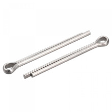 Split Cotter Pin, 3mm x 30mm Stainless Steel Clip Fastener Fitting for Automotive, Mechanics, Silver Tone, 30Pcs