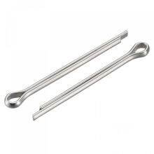 Split Cotter Pin, 2.5mm x 30mm Stainless Steel Clip Fastener Fitting for Automotive, Mechanics, Silver Tone, 30Pcs