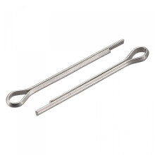 Split Cotter Pin, 2mm x 25mm Stainless Steel Clip Fastener Fitting for Automotive, Mechanics, Silver Tone, 30Pcs