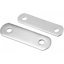 Repair Plate, 30mmx8mm 10Pcs, 34mmx10mm 10Pcs, Flat Fixing Mending Corner Brace Bracket Connector