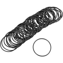 Nitrile Rubber O-Rings 37mm OD 34mm ID 1.5mm Width, Metric Nitrile Rubber Sealing Gasket, Pack of 50
