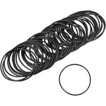 Nitrile Rubber O-Rings 41mm OD 38mm ID 1.5mm Width, Metric Nitrile Rubber Sealing Gasket, Pack of 50
