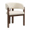 (Walnut, Boucle) 6 Solid Wood Dining Chairs - Walnut Boucle 10