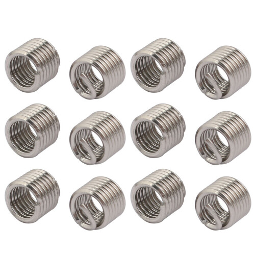 M6x1mmx9mm 304 Stainless Steel Helical Coil Wire Thread Insert 12pcs