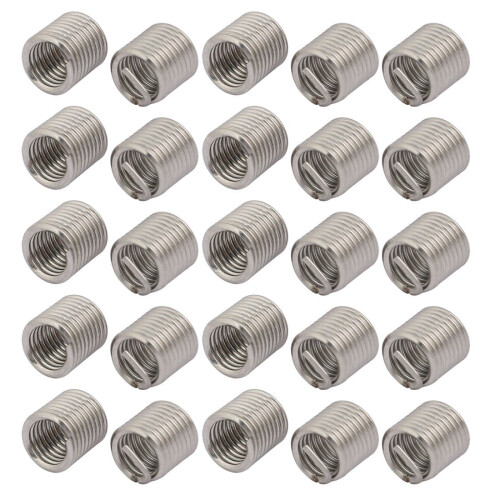 M6x1mmx2D 304 Stainless Steel Helical Coil Wire Thread Insert 25pcs