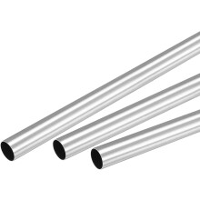 304 Stainless Steel Round Tube 12mm OD 0.3mm Wall Thickness 300mm Length 3 Pcs
