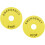 2Pcs 22mm Inner Diameter Emergency Stop Sign For Push Button Switch Replacement 90mm OD 1