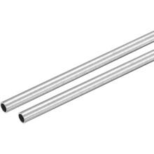 304 Stainless Steel Round Tube 4mm OD 0.4mm Wall Thickness 300mm Length 2 Pcs