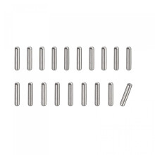 1x8mm Dowel Pins, 100pcs 304 Stainless Steel Round Head Flat Chamfered End Dowel Pin Bunk Bed Pins Shelf Pegs Support Shelves Fasten Elements