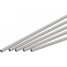 304 Stainless Steel Round Tube 3mm OD 0.6mm Wall Thickness 300mm Length 5 Pcs