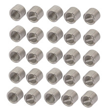 M8x1.25mmx1.5D 304 Stainless Steel Helical Coil Wire Thread Insert 25pcs