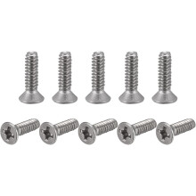 6#-32x1/2" Flat Head Machine Screws Phillips 304 Stainless Steel Bolts 200pcs