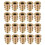 Furniture Threaded Insert Nuts Zinc Alloy M4 Internal Threads 10mm Length 20pcs 1