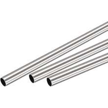 304 Stainless Steel Round Tube 8mm OD 0.5mm Wall Thickness 300mm Length 3 Pcs