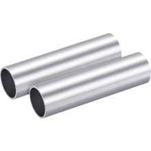 6063 Aluminum Round Tube 28mm OD 25mm Inner Dia 100mm Length Pipe Tubing 2 Pcs