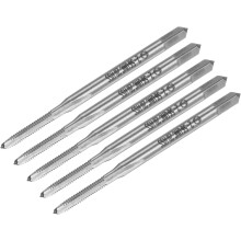 Machine Tap #2-56 UNC Thread 2B Class 3 Flutes High Speed Steel Screw Threading Tap Tapping Tool 5pcs