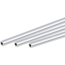 6063 Aluminum Round Tube 8mm OD 4mm Inner Dia 300mm Length Pipe Tubing 3 Pcs