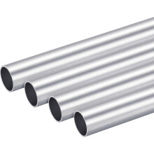 6063 Aluminum Round Tube 28mm OD 25mm Inner Dia 200mm Length Pipe Tubing 4 Pcs