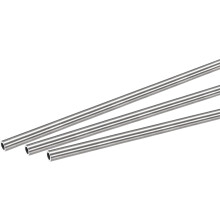 304 Stainless Steel Round Tube 6mm OD 1mm Wall Thickness 250mm Length 3 Pcs