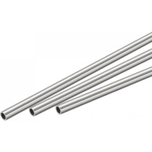 304 Stainless Steel Round Tube 4mm OD 0.6mm Wall Thickness 300mm Length 3 Pcs