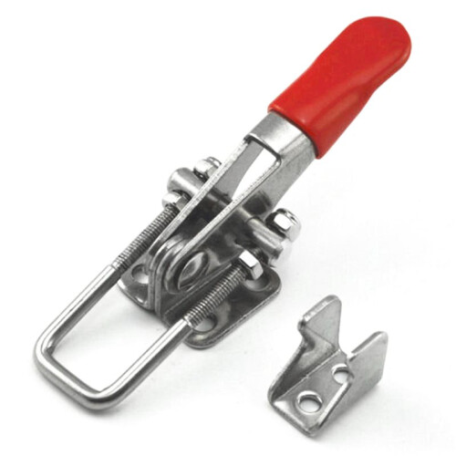 304 Stainless Steel Adjustable Pull  Toggle Locking Clasp  Lever Clamp Heavy Duty Toggle Bolts Clamps(8PCS) 2