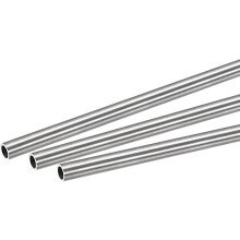 304 Stainless Steel Round Tube 8mm OD 1mm Wall Thickness 250mm Length 3 Pcs