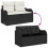 VidaXL vidaXL Gartensofa-set 9 stk. Schwarz und Creme Poly-Rattan 9