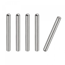 5x50mm Dowel Pins, 5pcs 304 Stainless Steel Round Head Flat Chamfered End Dowel Pin Bunk Bed Pins Shelf Pegs Support Shelves Fasten Elements