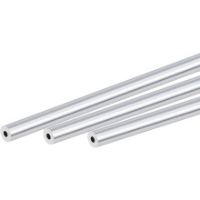 6063 Aluminum Round Tube 8mm OD 3mm Inner Dia 300mm Length Pipe Tubing 3 Pcs