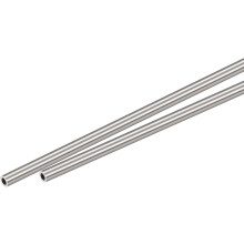 304 Stainless Steel Round Tube 5mm OD 1mm Wall Thickness 300mm Length 2 Pcs