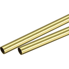 Brass Round Tube 10mm OD 0.25mm Wall Thickness 300mm Length Pipe Tubing 2 Pcs