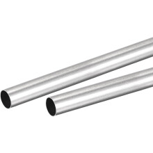 304 Stainless Steel Round Tube 6mm OD 0.2mm Wall Thickness 300mm Length 2 Pcs