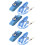 Anti Static ESD Adjustable Wrist Strap Band Bracelet 3 Pcs Blue 1