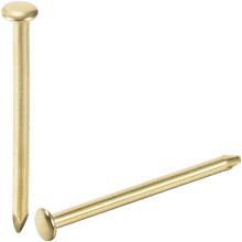 Small Tiny Hardware Nails Iron 1.2X19mm(DXL) for DIY Decorative Wooden Boxes Accessories Gold Tone 300pcs