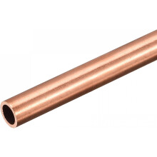 Copper Round Tube 7.5mm OD 1mm Wall Thickness 300mm Length Pipe Tubing