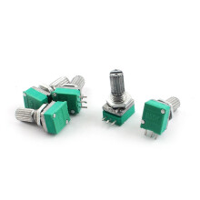 5 x B50K Type B 50K Ohm 3Pin Single Linear Rotary Taper Potentiometers