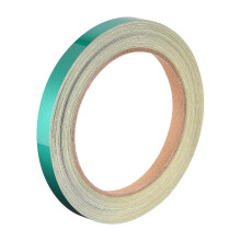 Reflective Tape Green, 10mm x 25m, Outdoor Waterproof Warning Tape for Bikes, RV, and Boat Striping Marking