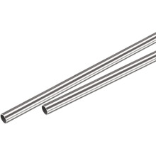 304 Stainless Steel Round Tube 6mm OD 0.5mm Wall Thickness 300mm Length 2 Pcs