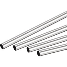 304 Stainless Steel Round Tube 3mm OD 0.2mm Wall Thickness 300mm Length 4 Pcs