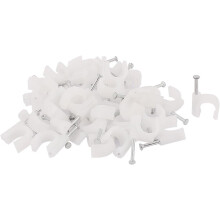 42pcs 27mm Long Silver Tone Concrete Cement Wall Wire Anchor Nails