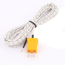 K Type Temperature Control Thermocouple Probe Wire =-50 to +204C 300cm