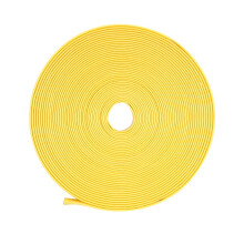 Heat Shrink Tubing, 7mm Dia 11mm Flat Width 2:1 Heat Shrink Wrap Cable Sleeve Heat Shrink Tube 5m Yellow