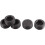 M25x1.5mm Pitch Hex Socket Set Cap Point Grub Screws Black 5pcs 1