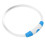 Wiederaufladbares LED Dog Collar Blau USB 7