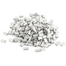 M1.5 Wire Rope Aluminium Ferrule Fittings Loop Cable Crimps 200 Pcs