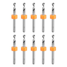 PCB Drill Bits 2.8mm Tungsten Carbide Rotary Tool Jewelry CNC Engraving Print Circuit Board Micro Drill Bits 1/8 Inch Shank 10 Pcs