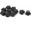 M6 Female Thread Dia Brass Core Plastic Star Head Screw Knob 10 Pcs 1