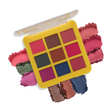 Paleta de Sombras Colors Queen 9 en 1 - 02 Wet Nudes, 18G | Fácil de Mezclar, Ligera y Duradera
