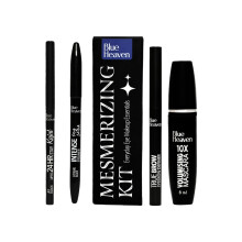 Blue Heaven Mesmerising Eye Kit Combo Pack Of 4 | Kajal, Mascara, Eyeliner & Brow Definer |Long Lasting, Smudge Proof & Waterproof, Matte Finish For N